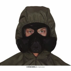 Black PVC Gas Mask