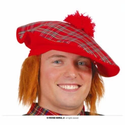 Scottish Beret Hat With Hair