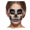 Skeleton Temporary Face Tattoo -Snazaroo Sales 15836 1beec0f49a