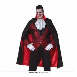 Black Cape With Red Lining 115cm