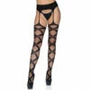 LEG AVENUE Net Garter Belt Stockings -Snazaroo Sales 1954 001 01 4a84085521