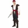 Smiffys Pirate Costume, Black -Snazaroo Sales 20469 b956d5ed9d