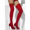 Smiffys Sheer Hold-Ups, Lace Tops Red -Snazaroo Sales 21428 e85b47dd66