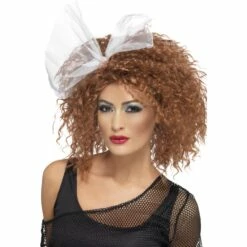 Smiffys 80s Wild Child Wig Brown