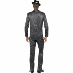 Smiffys Gangster Costume, Black Pinstripe -Snazaroo Sales 23687 2 3e892120e2
