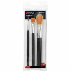 Smiffys Cosmetic Brush Set, Pack Of 3