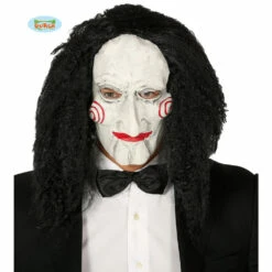 Puppet With Hair Latex Mask