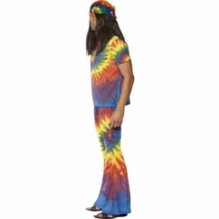 Smiffys 1960s Tie Dye Top And Flared Trousers -Snazaroo Sales 35431 1 1968df2df1