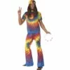 Smiffys 1960s Tie Dye Top And Flared Trousers -Snazaroo Sales 35431 48c23c088d