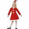 Smiffys Santa Girl Costume -Snazaroo Sales 38385 10c11d62b8