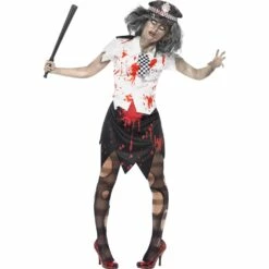 Smiffys Zombie Policewoman Costume