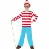 Smiffys Where's Wally? Costume -Snazaroo Sales 39971 01584a346d