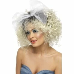 Smiffys 80s Wild Child Wig Blonde