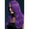 Smiffys Fever Khloe Wig, Neon Purple -Snazaroo Sales 42548 9004fb13f0