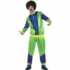 Smiffys 80s Height Of Fashion Shell Suit Costume, Green -Snazaroo Sales 43129 74328a92af