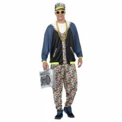 Smiffys 80s Hip Hop Costume -Snazaroo Sales 43198 a1 3750f5c49e