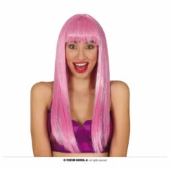 Pink Long Wig