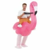 Smiffys Inflatable Ride Em Flamingo Costume, Pink -Snazaroo Sales 50962 d0632aeb0d