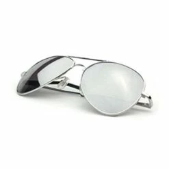 Silver Aviator Glasses
