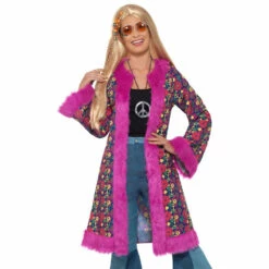 Smiffys 60s Psychedelic Hippie Coat
