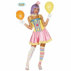 Ladies Clown Costume