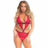 LEG AVENUE Scalloped Teddy & Panty -Snazaroo Sales 86114 072 01 b75d6e4ee6