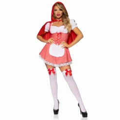 LEG AVENUE Fairytale Miss Red Costume -Snazaroo Sales 87119 096 06 4ce294b6df