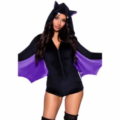 LEG AVENUE Velvet Bat Costume -Snazaroo Sales 87132 039 03 f52ac43815