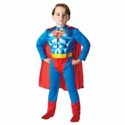Metallic Chest DC Superman Costume