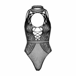 LEG AVENUE Net And Lace Keyhole Bodysuit -Snazaroo Sales 89307 001 011 2deacd392c