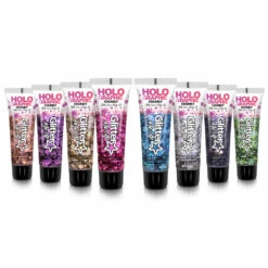 Holographic Chunky Glitter Face And Body Gel 12ml -Snazaroo Sales 8x chunky glitter gel 939fba175b