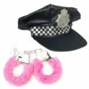 Black Checkered Police Hat & Pink Fluffy Handcuffs -Snazaroo Sales 9f8cffc4 2238 443a 86ed 60abbe21751d 5c47abe1ae