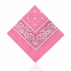Bandana, Dark Pink Paisley