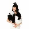 Feather Boa, White And Black -Snazaroo Sales boa black white 330 e652d171d7