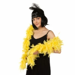Feather Boa, Yellow