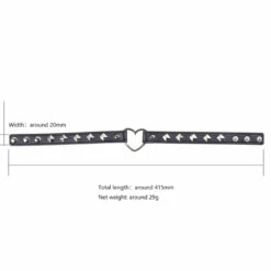 Heart Collar Choker Necklace -Snazaroo Sales dsbuffer bmp ffb2df41fd