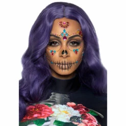 LEG AVENUE Sugar Skull Face Jewels Sticker -Snazaroo Sales eye020 101 03 ef8ace0831