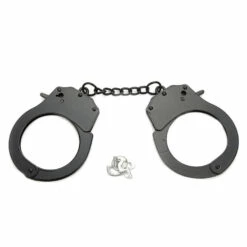 Metal Handcuffs, Black -Snazaroo Sales f6255ee14ae226d4d72b1f28466536a b85e612b58