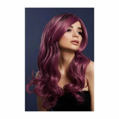 Smiffys Fever Khloe Wig, True Blend, Mauve