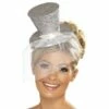 Smiffys Fever Mini Top Hat On Headband, Silver -Snazaroo Sales fever mini top hat 24001 45422 zoom 5ccc80b0c5