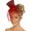 Smiffys Fever Mini Top Hat On Headband, Red -Snazaroo Sales fever mini top hat 24019 45431 zoom 761ed5dbfb