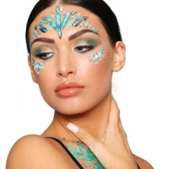 Glitter Me Up Iridescent Mermaid Face Jewels