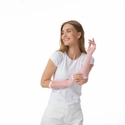 Fishnet Gloves, Baby Pink -Snazaroo Sales gloves netted pink 1980 309d124c35