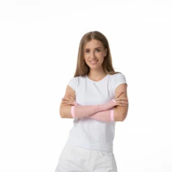 Fishnet Gloves, Baby Pink -Snazaroo Sales gloves netted pink 1981 f53a7d988a