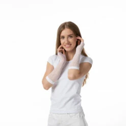 Fishnet Gloves, White 7 Fishnet Gloves, White -Snazaroo Sales gloves netted white 2044 c28c4e448f