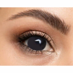 Mesmereyez Sclera Black Contact Lenses