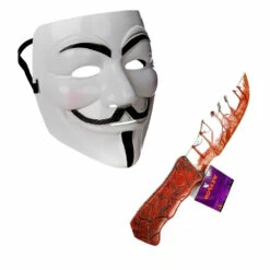 Anonymous Mask & Spider Knife