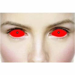 Mesmereyez Sclera Satanic Red Contact Lenses