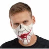 Death Smile Half Mask Latex Mask -Snazaroo Sales slide10 f25aff2ce8