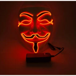 Anonymous LED Mask, Red